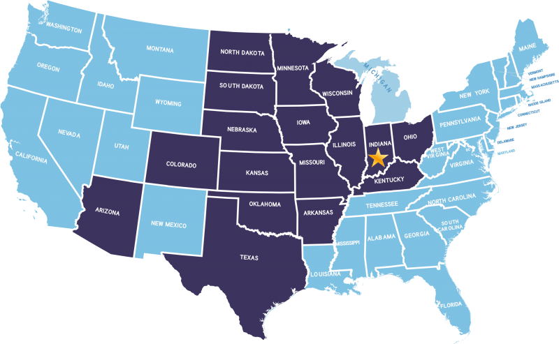 Senior Living Insurance Map